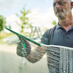 Grüner ung ergotec fensterputzer squeegee mit strukturiertem griff für glasreinigung in komplett set 6in1
