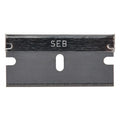 Schwarze metallklinge mit seb gravur für unger karbon glasschaberklingen spenderbox srbdb