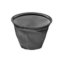 Schwarzer viper filter mesh-filterbeutel mit verstärktem rand und genähten nähten für 35l variante