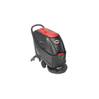 Schwarze und rote viper scheuersaugmaschine as5160t-eu mit rundbürste und griff zum manuellen führen