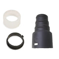 Weber adapter schlauch nw 32 36 38 schwarzer kunststoff mit geriffelter oberfläche und rechteckigem ausschnitt