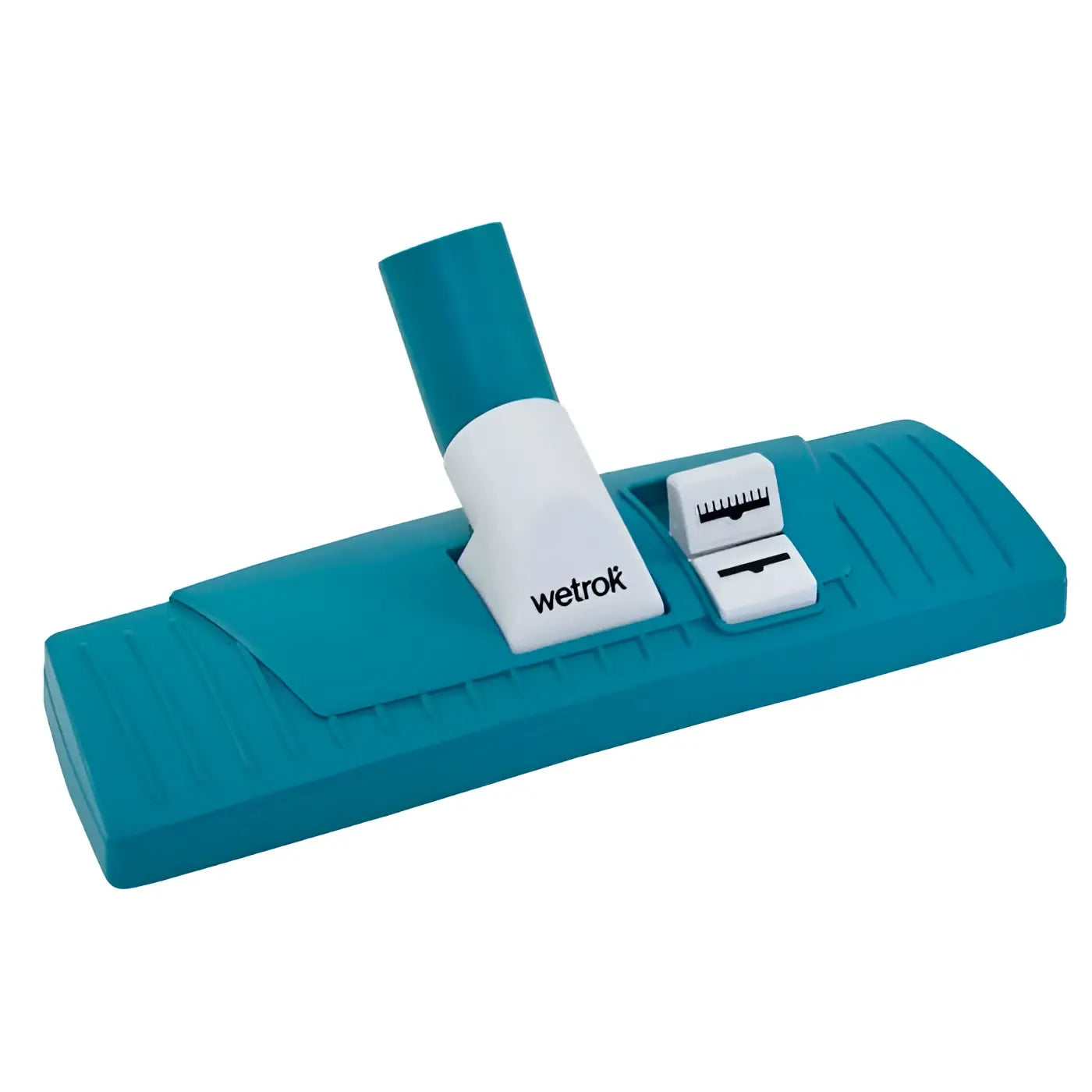 Teal und weiße wetlook bodenreinigungsdüse wetrok kombidüse 50 Ø35mm mit strukturierter grifffläche