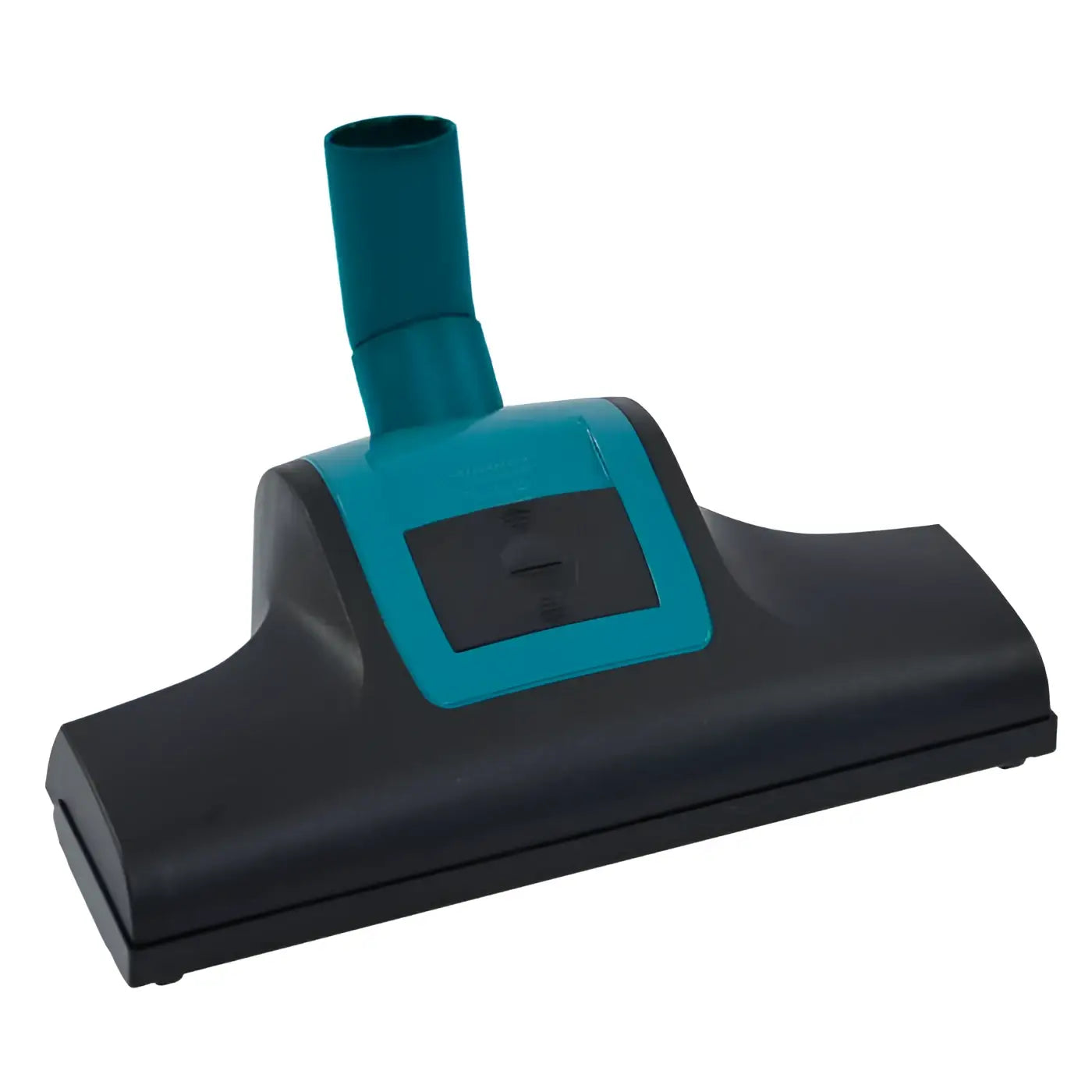 Teal und schwarze wetrok staubsauger turbodüse mit rechteckigem kopf und zylindrischem griff für bodenpflege