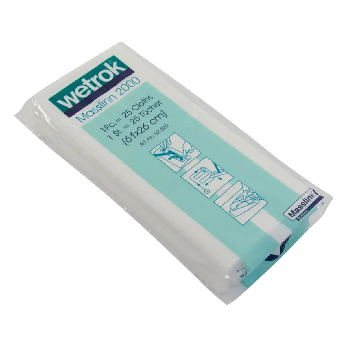 Wetrok Masslinn 2000 Staubbindetuch Einwegtuch Weiß.